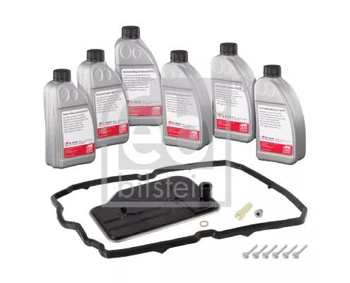 Febi Bilstein Automatic Transmission Oil Filter Kit For Mercedes-benz Merc
