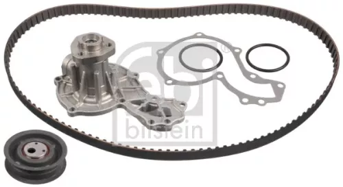 Febi Water Pump & Timing Belt Kit For Audi Seat Vw 100 80 90 Caddy Corr