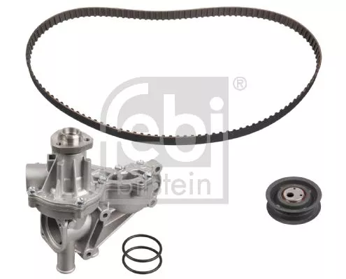 Febi Water Pump & Timing Belt Kit For Audi Seat Vw 100 80 90 Caddy Corr