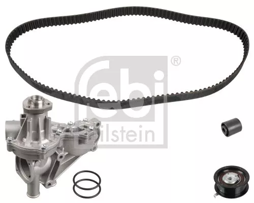 Febi Water Pump & Timing Belt Kit For Audi Seat Vw 80 A6 Cabriolet Cadd
