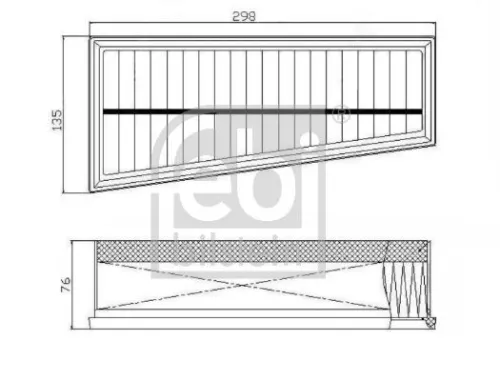 FEBI BILSTEIN FEBI BILSTEIN 172765 Febi Bilstein Front Left Air Filter For Mercedes-benz Amg Gt E-class G-class Gle 