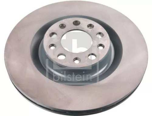 2x Febi Rear Internally Vented Brake Disc For Alfa Romeo Giulia Stelvio