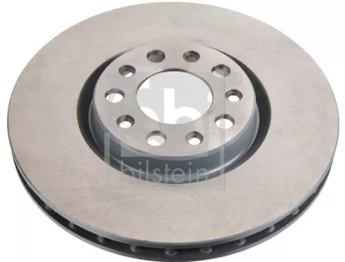 2x Febi Front Internally Vented Brake Disc For Alfa Romeo Giulia