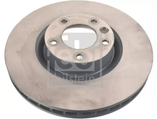 2x Febi Front Internally Vented Brake Disc For Porsche Vw Cayenne Touareg