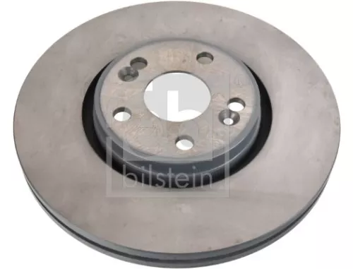 2x Febi Front Internally Vented Brake Disc For Renault Scénic