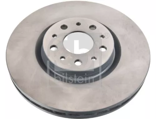 2x Febi Front Internally Vented Brake Disc For Fiat Tipo