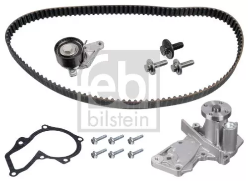 Febi Water Pump & Timing Belt Kit For Ford Fiesta Focus Focus C-max Fus