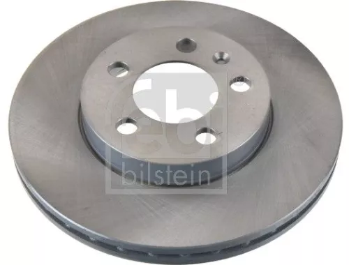 2x Febi Front Internally Vented Brake Disc For Audi Seat Skoda Vw A1 A1 Al
