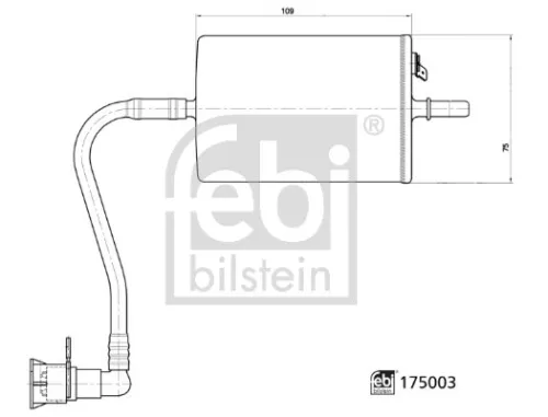 FEBI BILSTEIN FEBI BILSTEIN 175003 Febi Fuel Filter For Porsche 911 Boxster 
