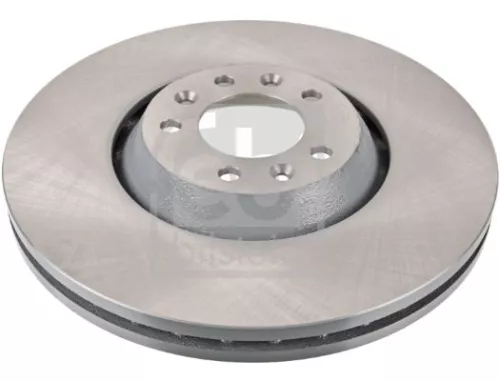 2x Febi Front Internally Vented Brake Disc For Citroën Peugeot 407 607 C5 
