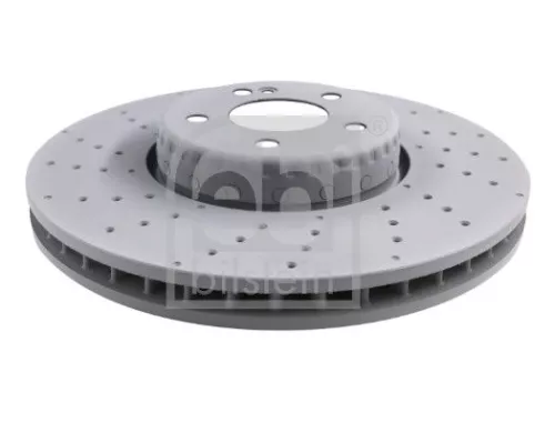 2x Febi Front Two-part Brake Disc Brake Disc For Mercedes-benz C-class Cls