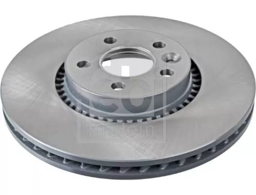 2x Febi Front Internally Vented Brake Disc For Ford Land Rover Volvo Freel