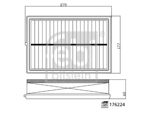 FEBI BILSTEIN FEBI BILSTEIN 176224 Febi Bilstein Air Filter For Volvo Xc40 