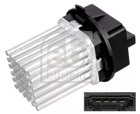 Febi Interior Blower Resistor For Citroën Peugeot 307 307 Sw 407 407 Sw