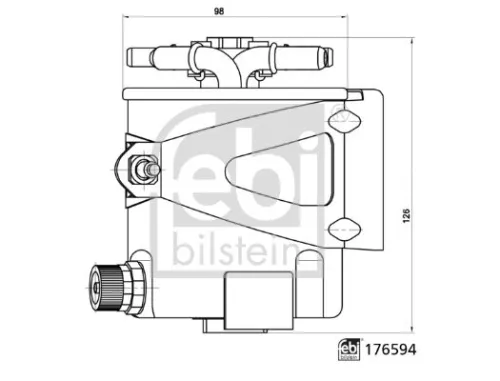 FEBI BILSTEIN FEBI BILSTEIN 176594 Febi Fuel Filter For Dacia Renault Grand Scénic Logan Logan Mcv Megane  