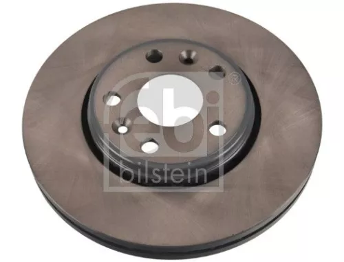 2x Febi Front Vented Brake Disc For Nissan Renault Kangoo Kangoo / Grand K
