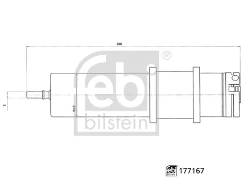 FEBI BILSTEIN FEBI BILSTEIN 177167 Febi Fuel Filter For Alpina Bmw 2 3 4 5 6 7 8 D5 X3 X4 X5 X6 X7 