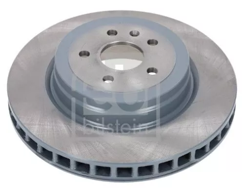 2x Febi Rear Internally Vented Brake Disc For Tesla Model S