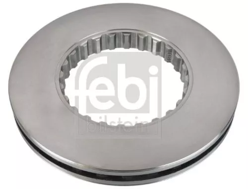 2x Febi Front Rear Vented Brake Discs Fits Volvo Fe Fe Ii Fh Fh Ii Fh Iii Fh12 F