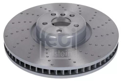 Febi Single Front Right Internally Vented Brake Disc For Bmw 5 6 7 8 X5 X6
