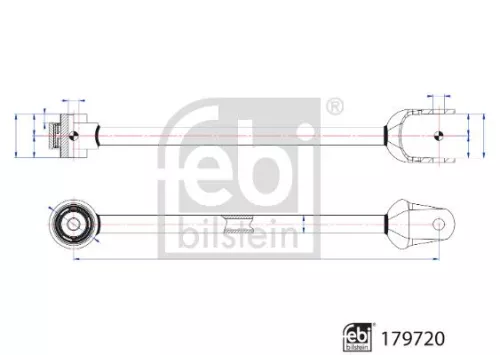 FEBI BILSTEIN FEBI BILSTEIN 179720 Febi Front Lower Rear Left Or Right Control / Trailing Arm For Tesla Model 3 Mod 