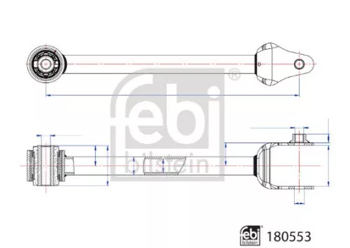 FEBI BILSTEIN FEBI BILSTEIN 180553 Febi Front Lower Rear Left Or Right Control / Trailing Arm For Mazda Cx-5 