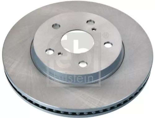 2x Febi Front Internally Vented Brake Disc For Suzuki Toyota Corolla Swace