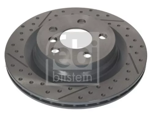 2x Febi Rear Internally Vented Brake Disc For Mini Mini Countryman