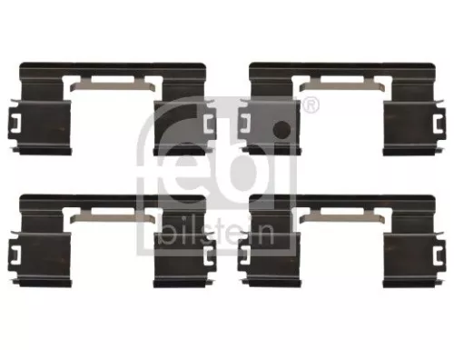 Febi Front Brake Pad Fitting Kit For Chevrolet Opel Vauxhall Ast