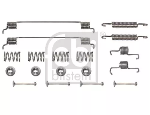 Febi Rear Brake Shoe Fitting Kit For Dacia Lancia Renault Clio Logan