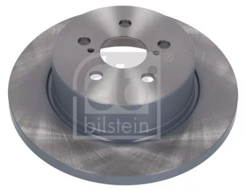 2x Febi Rear Solid Brake Discs Fits Toyota Yaris 274mm