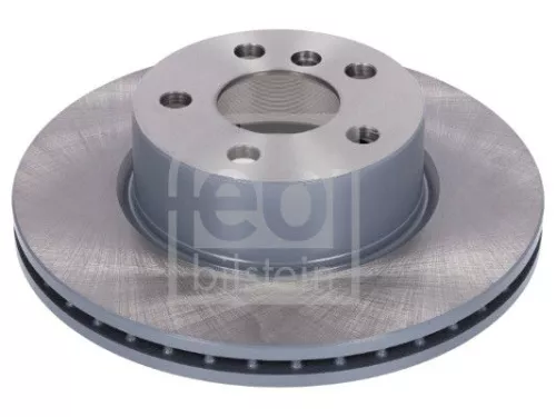 2x Febi Front Vented Brake Disc For Bmw 2 3