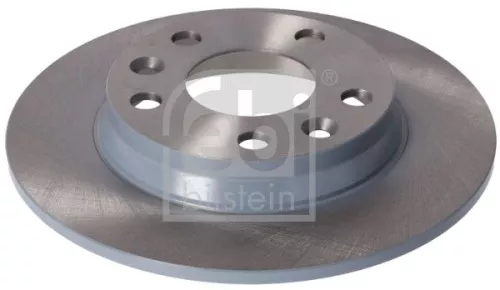 2x Febi Rear Solid Brake Disc For Renault Zoe