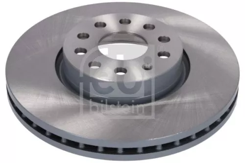 2x Febi Front Vented Brake Discs Fits Audi Vw A3 Golf 306mm
