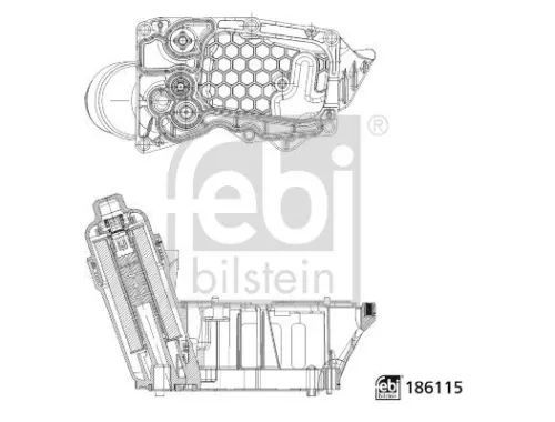 FEBI BILSTEIN FEBI BILSTEIN 186115 Febi Housing Oil Filter For Bmw 3 4 5 6 7 X3 X4 X5 X6 