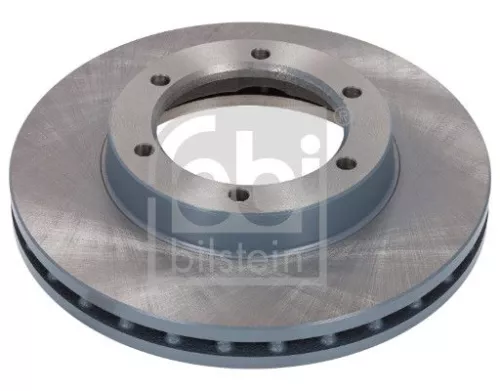 2x Febi Front Vented Brake Discs 266mm