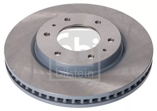 2x Febi Front Vented Brake Discs Fits Mitsubishi L200 L200 / Triton Pajero Sport