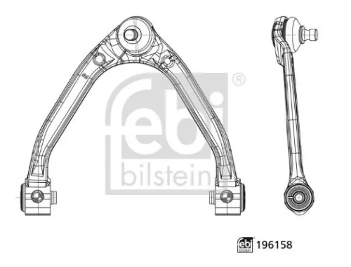 FEBI BILSTEIN FEBI BILSTEIN 196158 Febi Front Upper Right Control / Trailing Arm For Infiniti M M37 Q70 