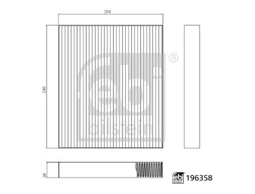 Febi Cabin Pollen Filter For Byd Seal Song Pro