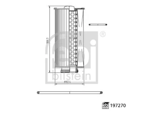 Febi 197270 Automatic Hydraulic Filter Kit For Iveco  Man  Mercedes  Neoplan  Sc