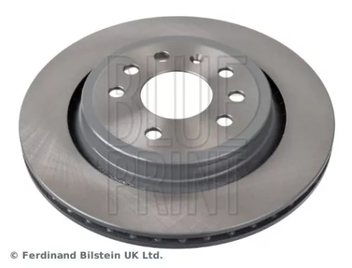 2x BLUE Print Rear Internally Vented Brake Discs For Cadillac Fiat Opel Saab Vauxhal