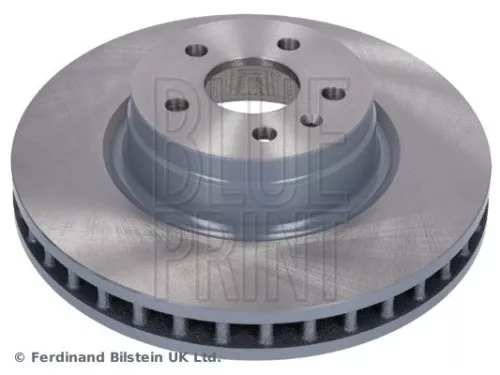 2x BLUE Print Front Internally Vented Brake Discs For Tesla Model S Model X