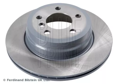 2x BLUE Print Rear Internally Vented Brake Discs For Bmw X5 X6