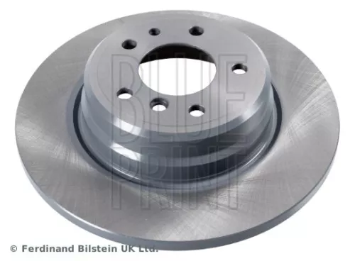 2x BLUE Print Rear Solid Brake Discs For Bmw 8