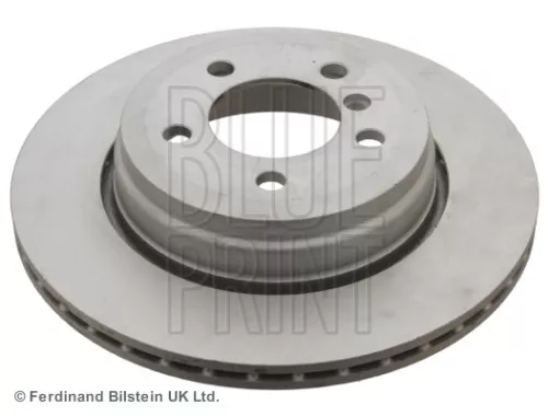2x BLUE Print Rear Internally Vented Brake Discs For Bmw 7