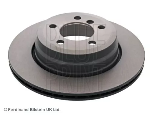 2x BLUE Print Rear Internally Vented Brake Discs For Bmw 7