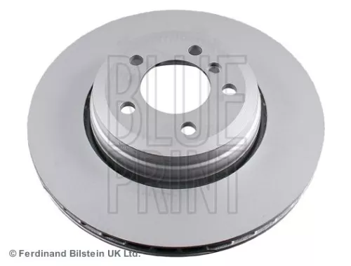 2x BLUE Print Rear Internally Vented Brake Discs For Bmw 7