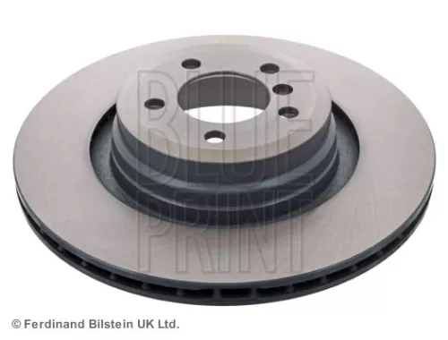 2x BLUE Print Rear Internally Vented Brake Discs For Bmw 7