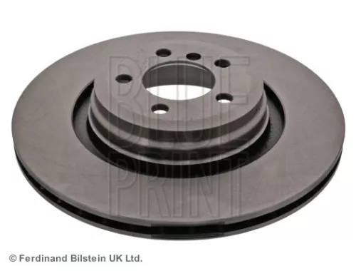 2x BLUE Print Rear Internally Vented Brake Discs For Bmw 7