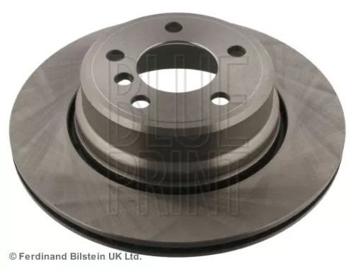 2x BLUE Print Rear Internally Vented Brake Discs For Bmw X5